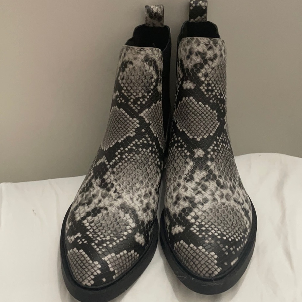 Fake Snake skin boots